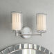 Avery 2 Light 15 inch Polished Nickel Bath Bar Wall Light